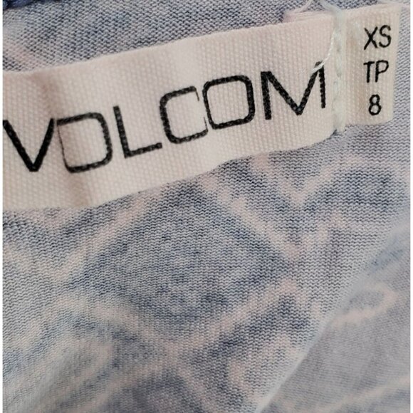 Volcom XS Lottie Dah Geometric Boho Fitted Stretch Bodycon Midi Sleeveless - Picture 7 of 10